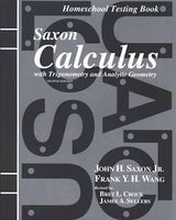 Saxon Calculus Testing Book