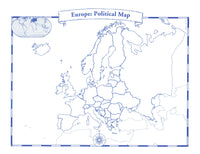 Europe Map Pad