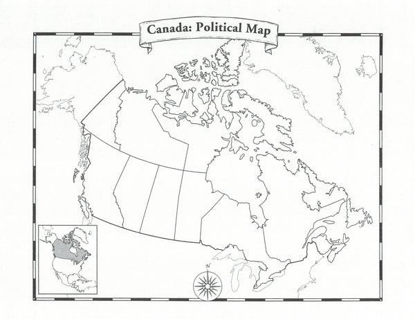 Canada Map Pad