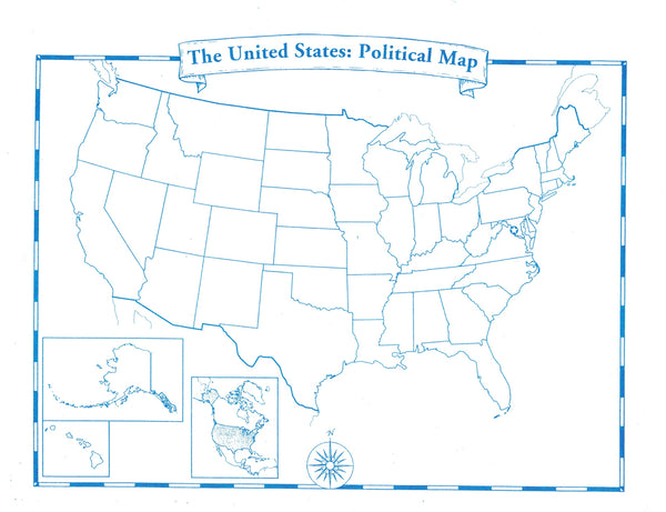 US Map Pad