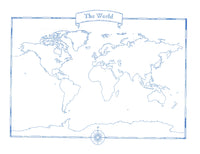 World Map Pad