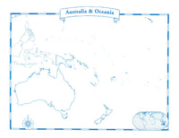 Australia & Oceania Map Pad