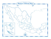 Mexico Map Pad
