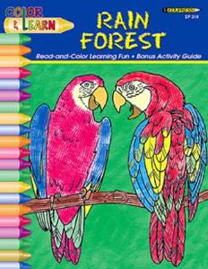Color & Learn: Rainforest