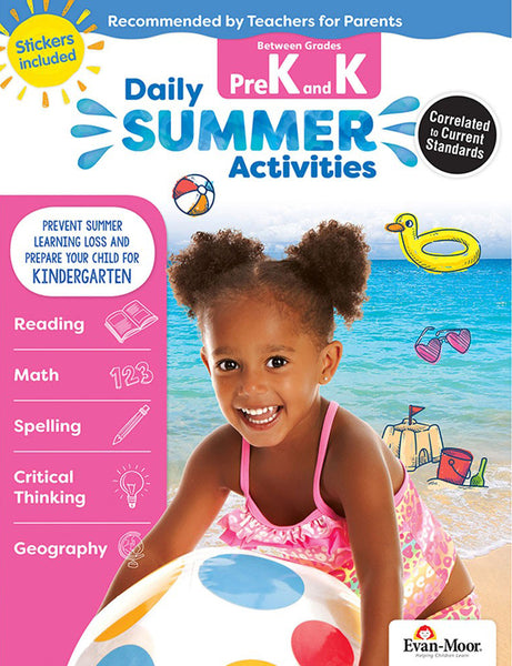Daily Summer Activities Grade PreK-K