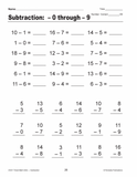 Easy Timed Math Drills: Subtraction