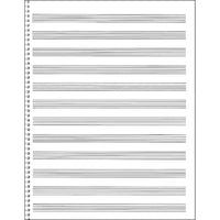 Music Staff Paper-Book
