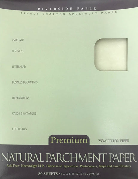 Natural Parchment Paper (80 Sheets)