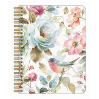 Medium Notebook Flowers & Bird