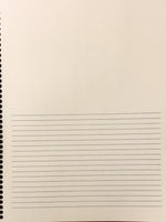 Miller's Notesketch - 8.5" x 11"