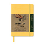 Pentalic 4" x 6" Traveler Sketch Journal - Yellow Gold