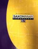 Saxon Math 8/7 with Prealgebra Solutions Manual