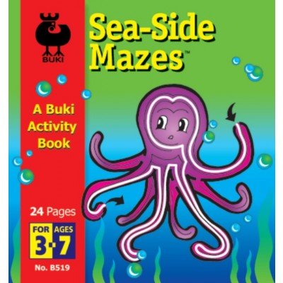 Small Buki Activity Books- Sea-Side Mazes