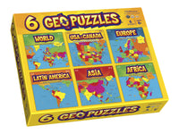 GEO Puzzles Complete Set of 6 in One Box