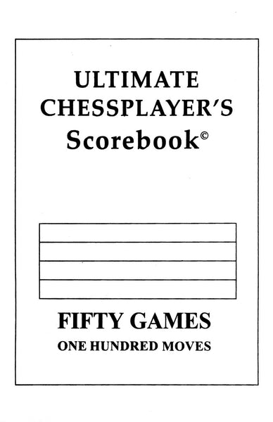 Chess Player's Scorebook