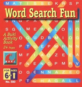 Small Buki Activity Books-Word Search Fun