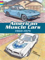 American Muscle Cars, 1960-1975 Coloring Book