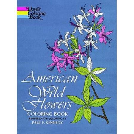 American Wild Flowers Coloring Books