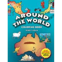Around The World Coloring Book(Dover)