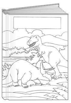 Large Dinosaurs Bare Book