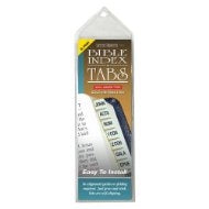 Bible Index Tabs-XL Print-Gold with Black Titles