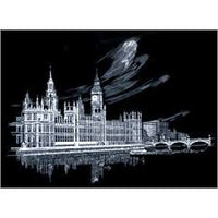 Engraving Art-Big Ben & Parliment (Silver)