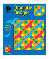 Large Buki Activity Book-Dramatic Designs