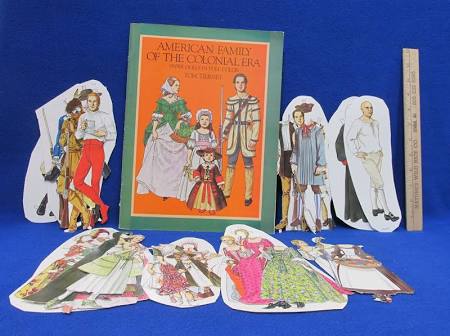 American Family of the Colonial Era Paper Dolls