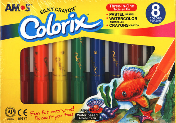 8ct Colorix Crayons