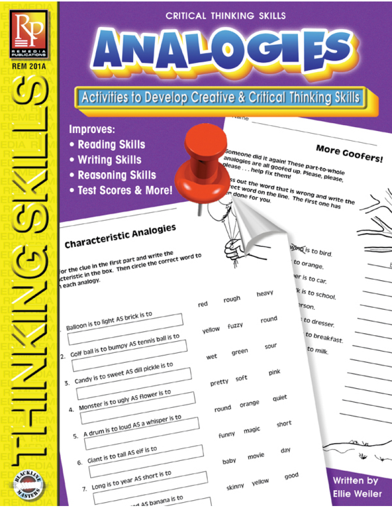 Critical Thinking Skills: Analogies – Miller Pads & Paper