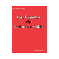 Easy Grammar Plus Student Test Booklet