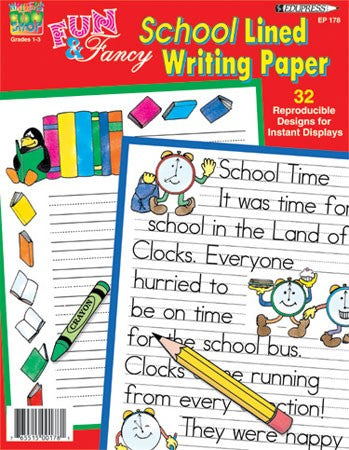 Fun & Fancy School Lined Writing Paper