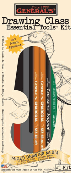 General's Drawing Class Essential Tools Kit – Miller Pads & Paper