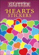 Glitter Hearts Stickers