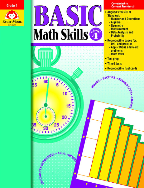 Basic Math Skills Grade 4 - Teacher Reproducibles