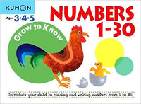 Grow To Know: Numbers 1-30