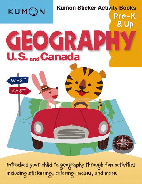 Sticker Activity Books: Geography US & Canada