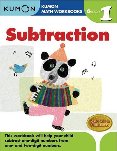 Math Workbooks: Subtraction Gade 1