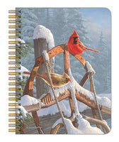 Medium Notebook-Cardinal in Snow