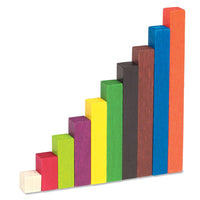 Wooden Cuisenaire Rods Introductory Set(Pack of 74)