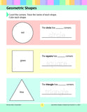 Learning Line: Geometric Shapes and Fractions, Grade 1 - Activity Book