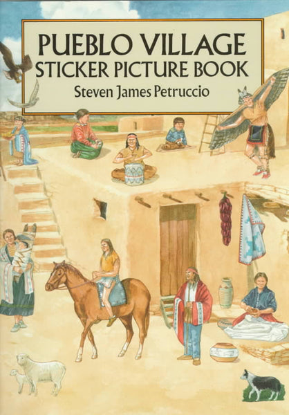 Pueblo Village Sticker Picture Book