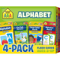 Alphabet 4-pack Flash Cards