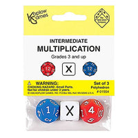 Intermediate Multiplication Dice Set
