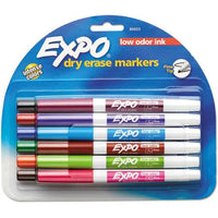 Expo Dry Erase 12 Fine Point Markers