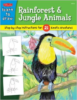 Learn To Draw: Rainforest & Jungle Animals