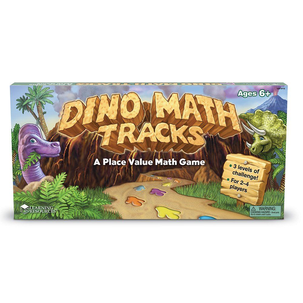 Dino Math Tracks Place Value Game – Miller Pads & Paper