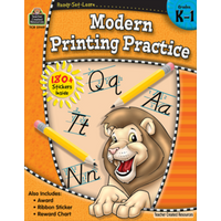 Ready-Set-Learn: Modern Printing Practice Grade K-1