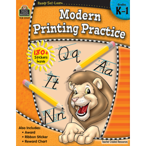 Ready-Set-Learn: Modern Printing Practice Grade K-1