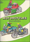 Motorcycles Coloring Book